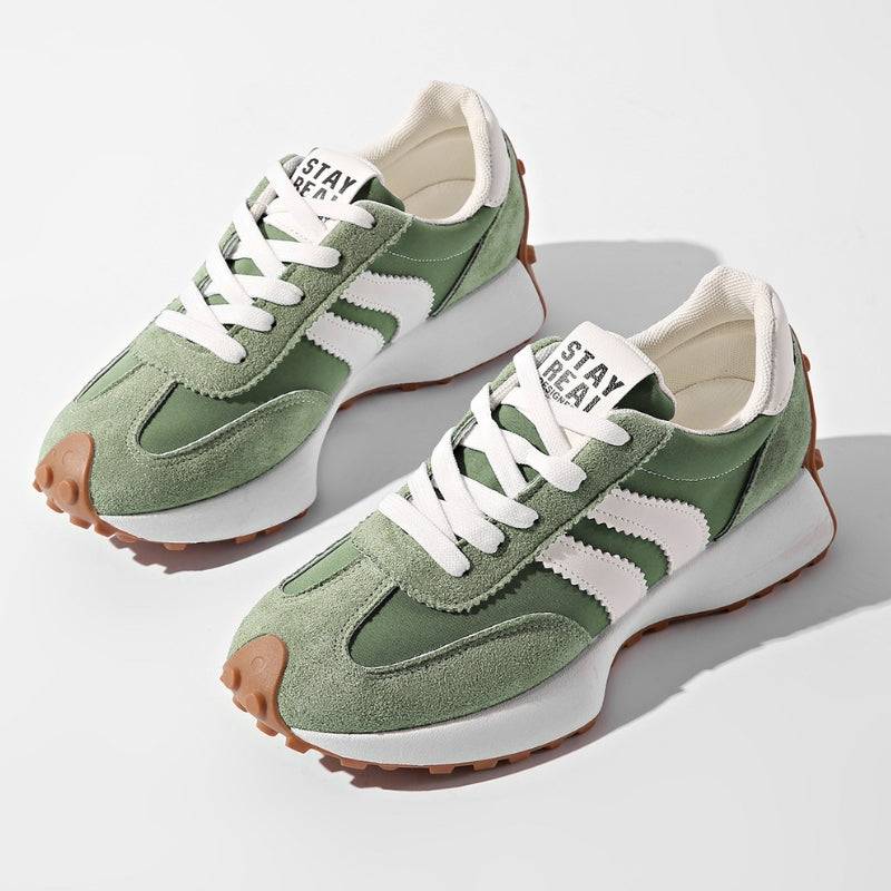 Women's Chunky Sneakers, Retro Platform Gum Sole Trainers