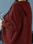 Women's Zip Up Cardigan, Lightweight Knit Hoodie with Pockets