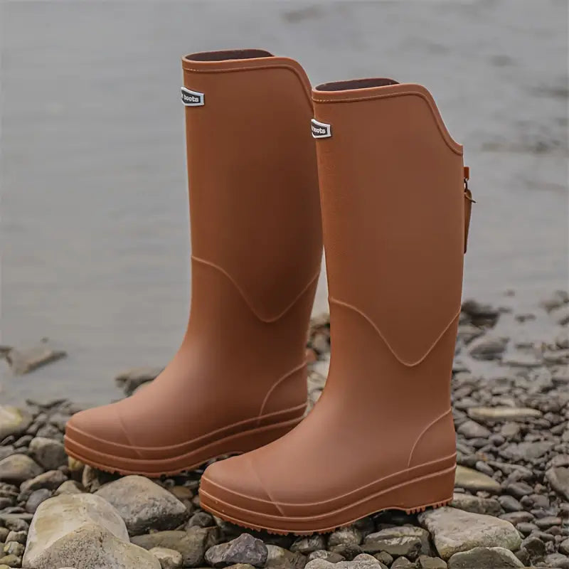 Rain boots for women in Brown