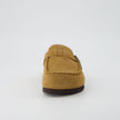 Women's Comfortable Slip On Walking Shoes, Suede Moc Toe with Cork Midsole