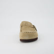 Women's Comfortable Slip On Walking Shoes, Suede Moc Toe with Cork Midsole