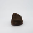 Women's Comfortable Slip On Walking Shoes, Suede Moc Toe with Cork Midsole