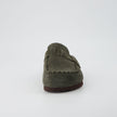 Women's Comfortable Slip On Walking Shoes, Suede Moc Toe with Cork Midsole