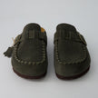 Women's Comfortable Slip On Walking Shoes, Suede Moc Toe with Cork Midsole