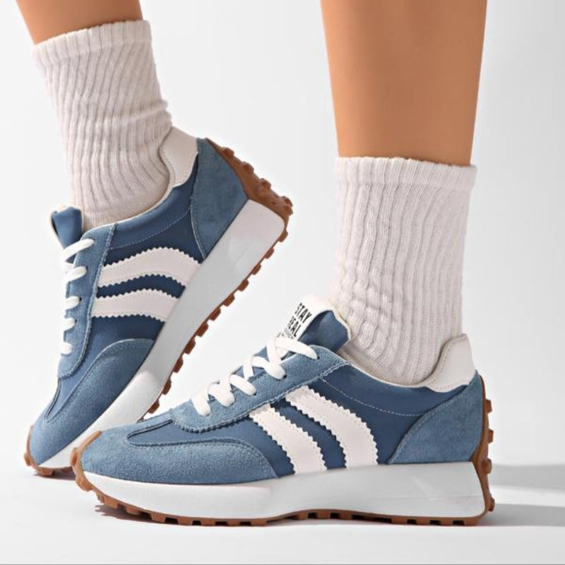 Women's Chunky Sneakers, Retro Platform Gum Sole Trainers