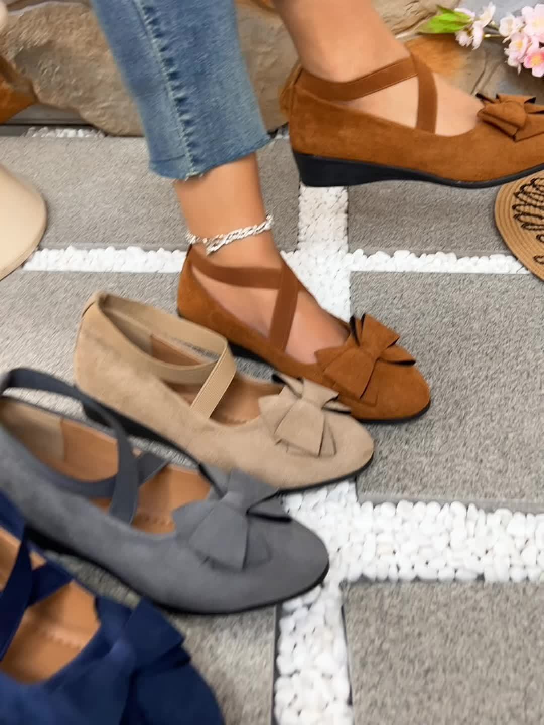 Women's Comfortable Ballet Flats, Neutral Everyday Flat Shoes, US 5-11