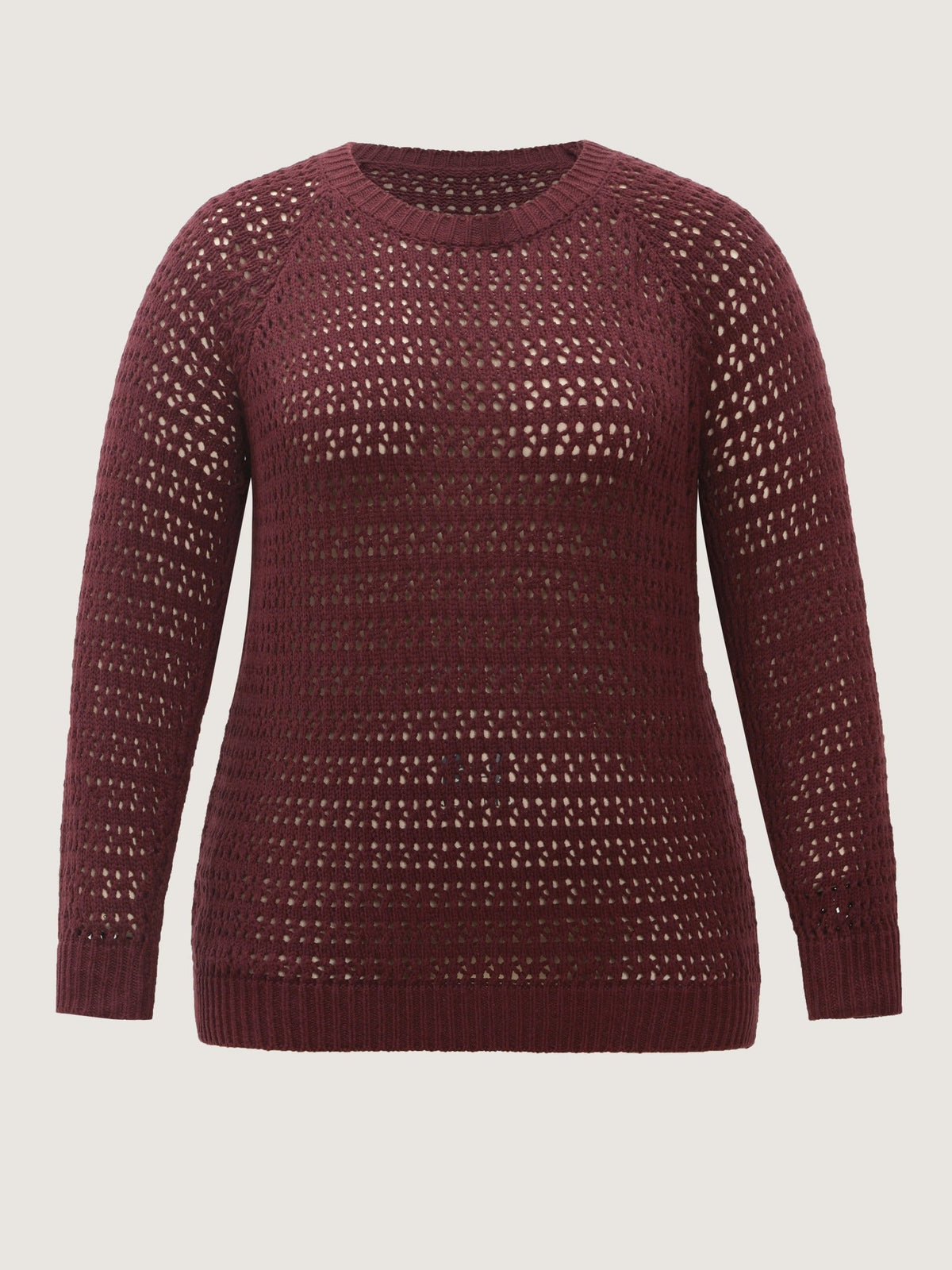 Plus Size Cable Knit Sweater for Women, Cut Out Pullover, 1X-6X