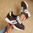 Women's Chunky Sneakers, Retro Platform Gum Sole Trainers
