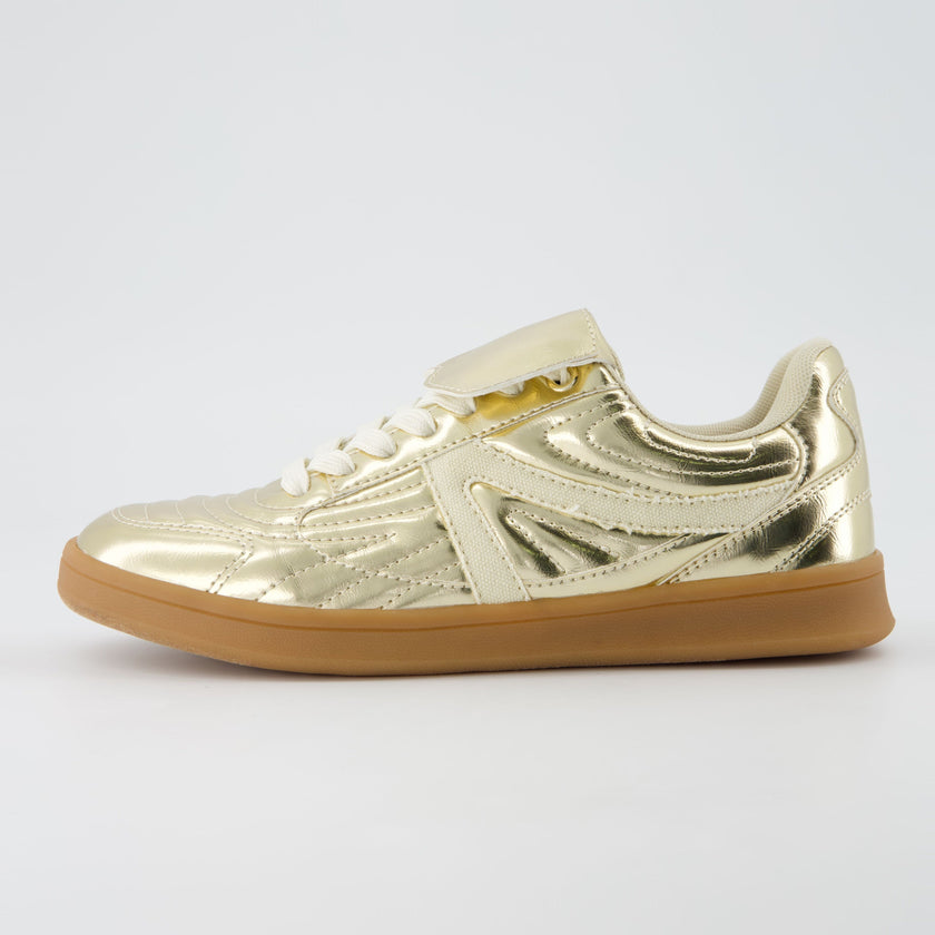 Women's Leopard Sneakers, Retro Low Top Lace Up Shoes, Leopard or Metallic