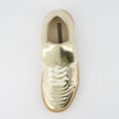 Women's Leopard Sneakers, Retro Low Top Lace Up Shoes, Leopard or Metallic