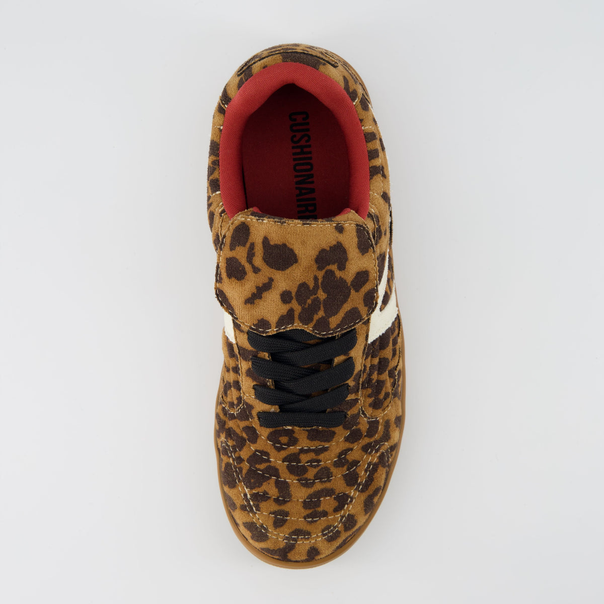 Women's Leopard Sneakers, Retro Low Top Lace Up Shoes, Leopard or Metallic