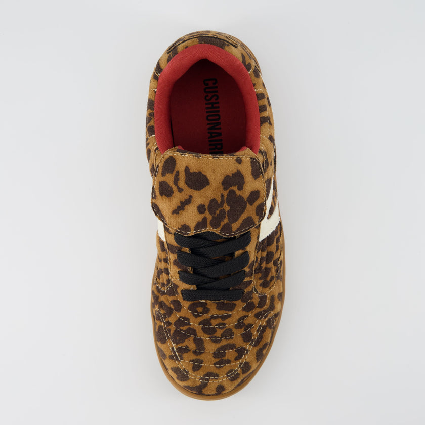 Women's Leopard Sneakers, Retro Low Top Lace Up Shoes, Leopard or Metallic