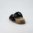 Clogs with Strap for Women, Suede Buckle Clogs, Medium and Wide Width