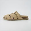 Clogs with Strap for Women, Suede Buckle Clogs, Medium and Wide Width
