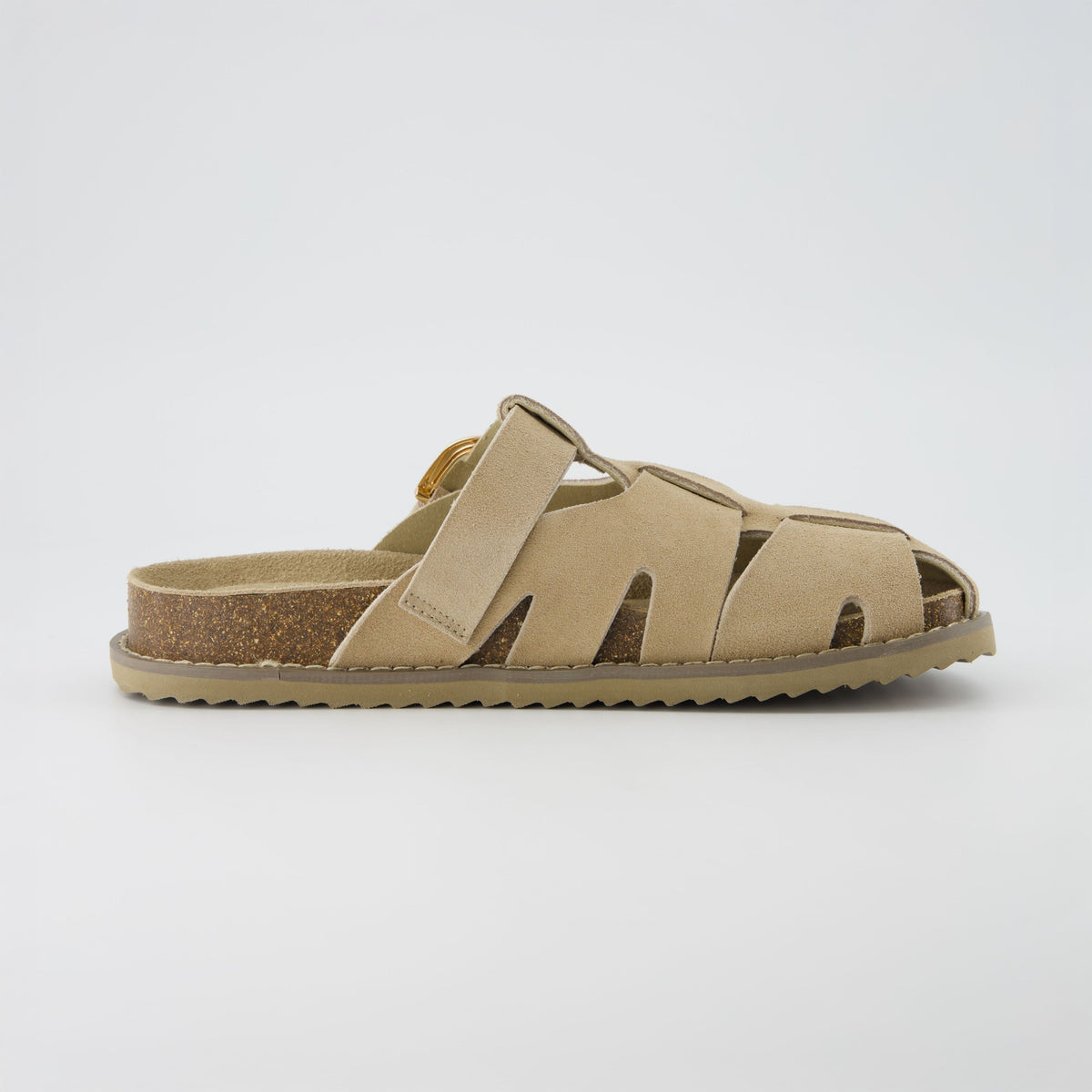 Clogs with Strap for Women, Suede Buckle Clogs, Medium and Wide Width