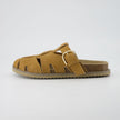 Clogs with Strap for Women, Suede Buckle Clogs, Medium and Wide Width