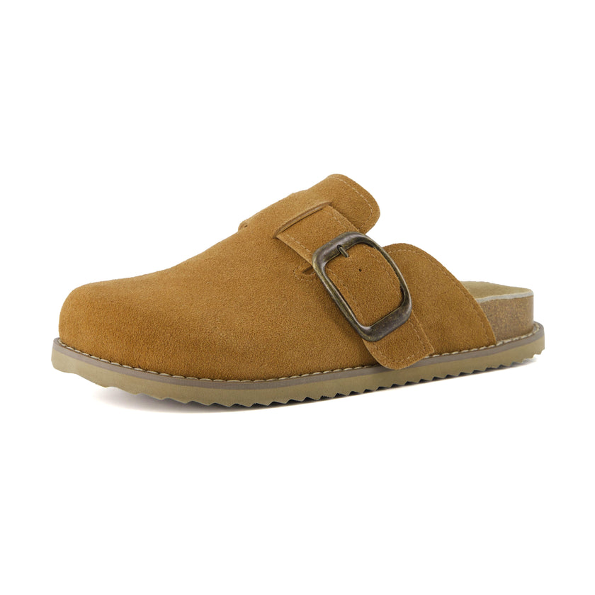 Mules for Women, Suede Clog Mules in 12 Colors, Medium and Wide Width