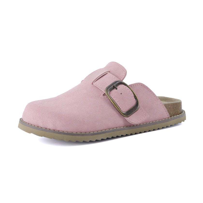 Mules for Women, Suede Clog Mules in 12 Colors, Medium and Wide Width