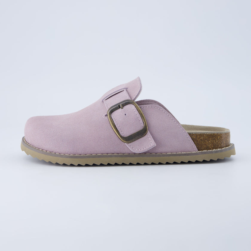 Mules for Women, Suede Clog Mules in 12 Colors, Medium and Wide Width