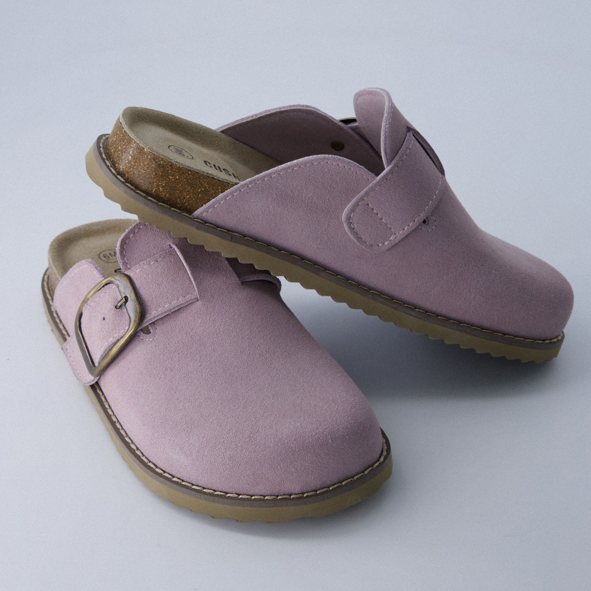 Mules for Women, Suede Clog Mules in 12 Colors, Medium and Wide Width