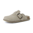 Mules for Women, Suede Clog Mules in 12 Colors, Medium and Wide Width