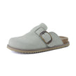 Mules for Women, Suede Clog Mules in 12 Colors, Medium and Wide Width