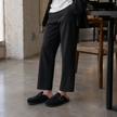 Women's Comfortable Slip On Walking Shoes, Suede Moc Toe with Cork Midsole