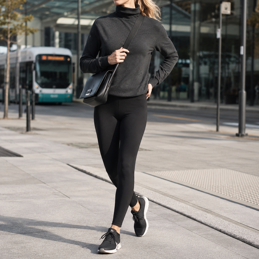 Women's Fine Knit Turtleneck Sweater, Soft Long Sleeve Pullover