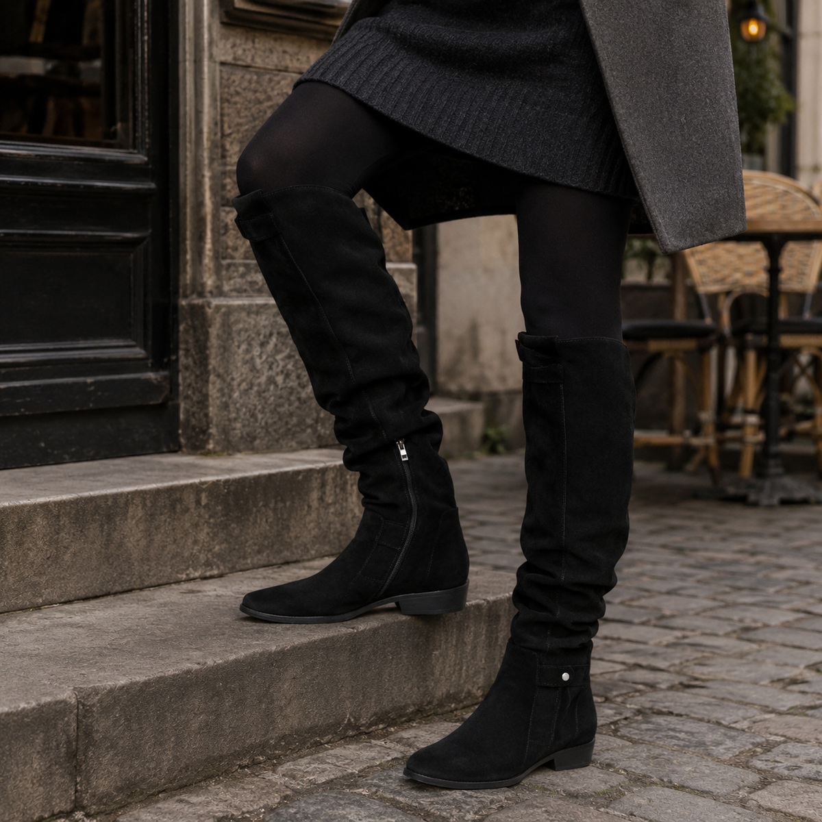 Women's Comfort Boots, Cushioned Walking Ankle Boots, All Day Wear