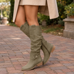 Women's Comfort Boots, Cushioned Walking Ankle Boots, All Day Wear