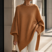 Women's Oversized Wool Blend Sweater, Drop Shoulder Pullover
