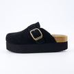 Women's Platform Clogs, Cork Footbed Slip-On Mules, Wide Width