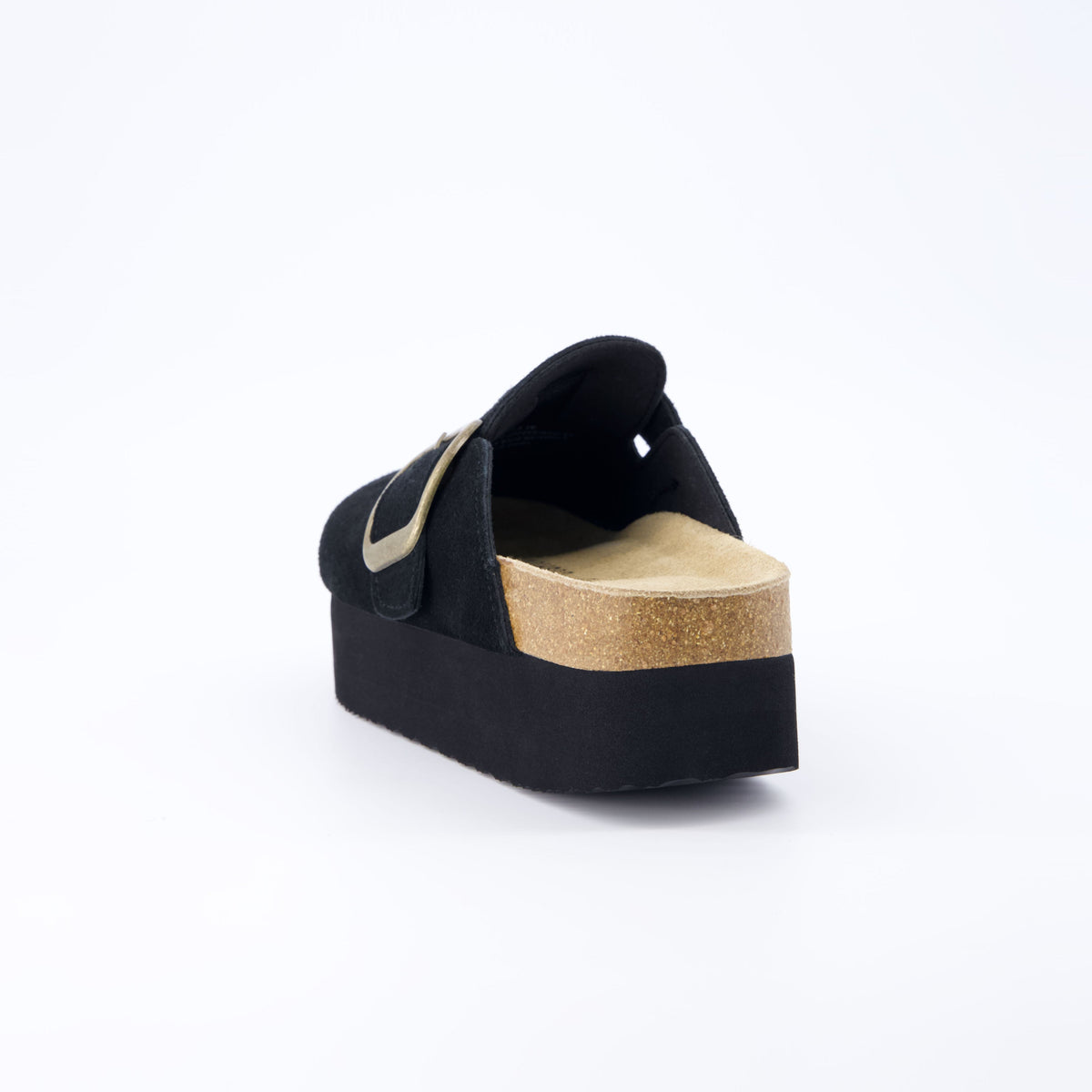 Women's Platform Clogs, Cork Footbed Slip-On Mules, Wide Width