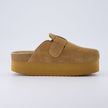 Women's Platform Clogs, Cork Footbed Slip-On Mules, Wide Width