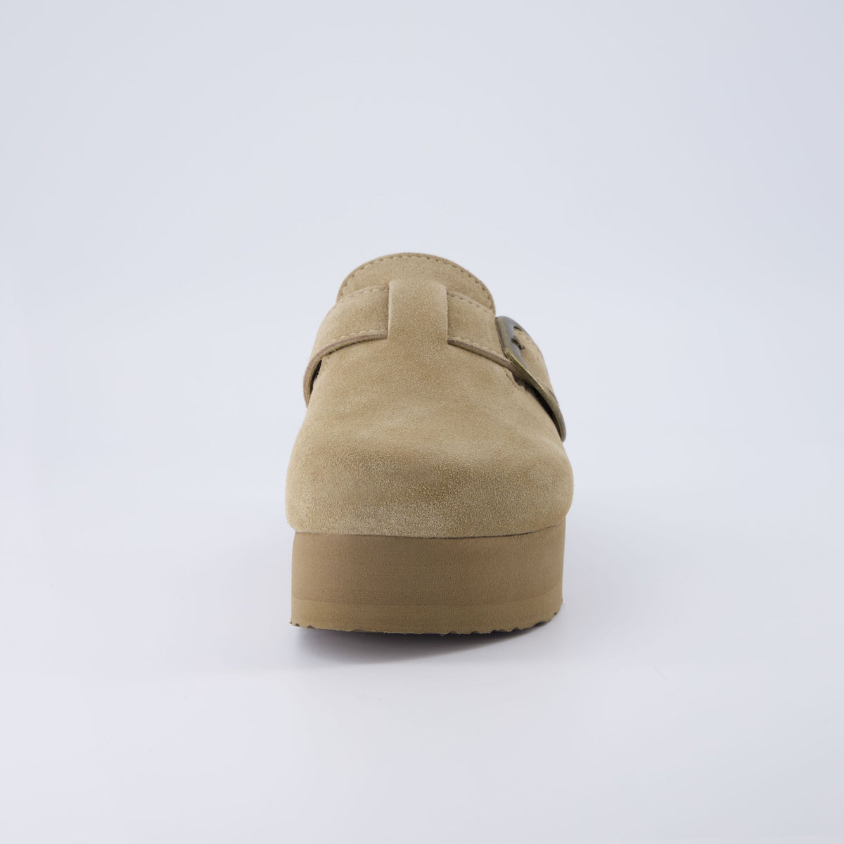 Women's Platform Clogs, Cork Footbed Slip-On Mules, Wide Width