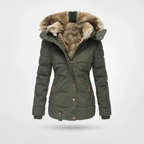 Winter jacket for women in Green
