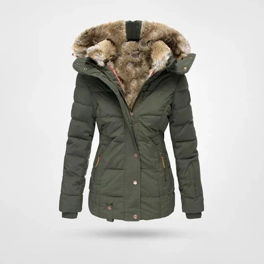 Winter jacket for women in Green