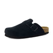 Leather Clogs for Women, Backless Slip-On Clogs, 8 Colors, Wide Width