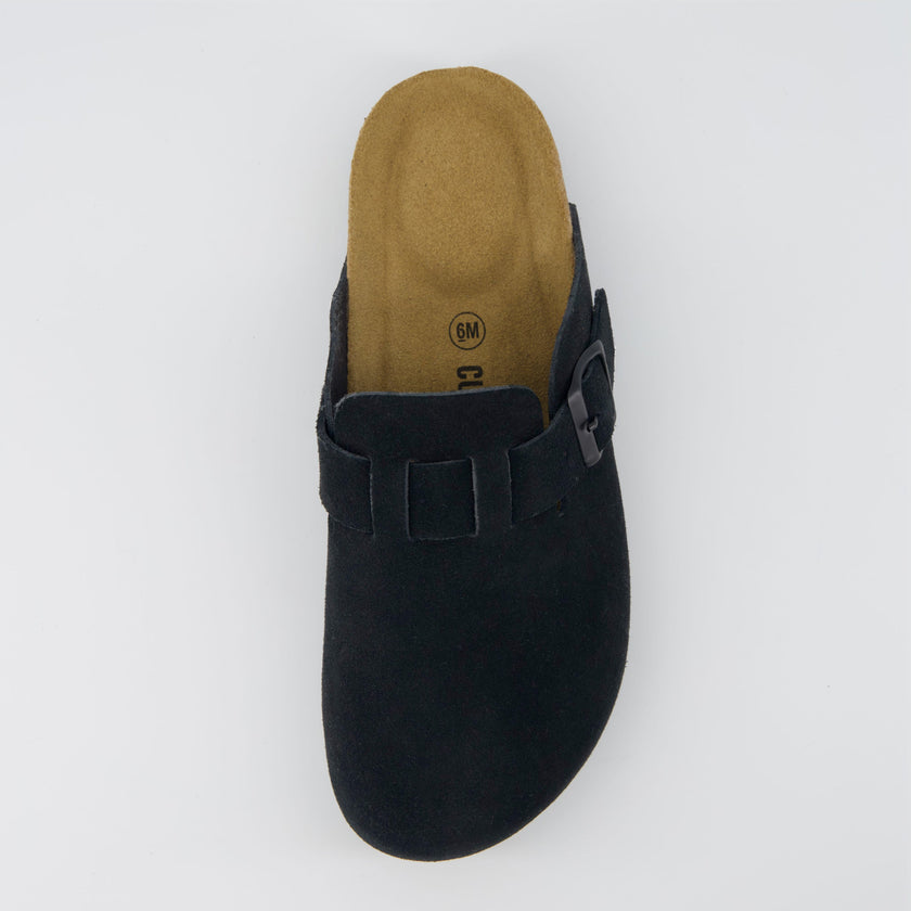 Leather Clogs for Women, Backless Slip-On Clogs, 8 Colors, Wide Width