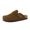 Leather Clogs for Women, Backless Slip-On Clogs, 8 Colors, Wide Width