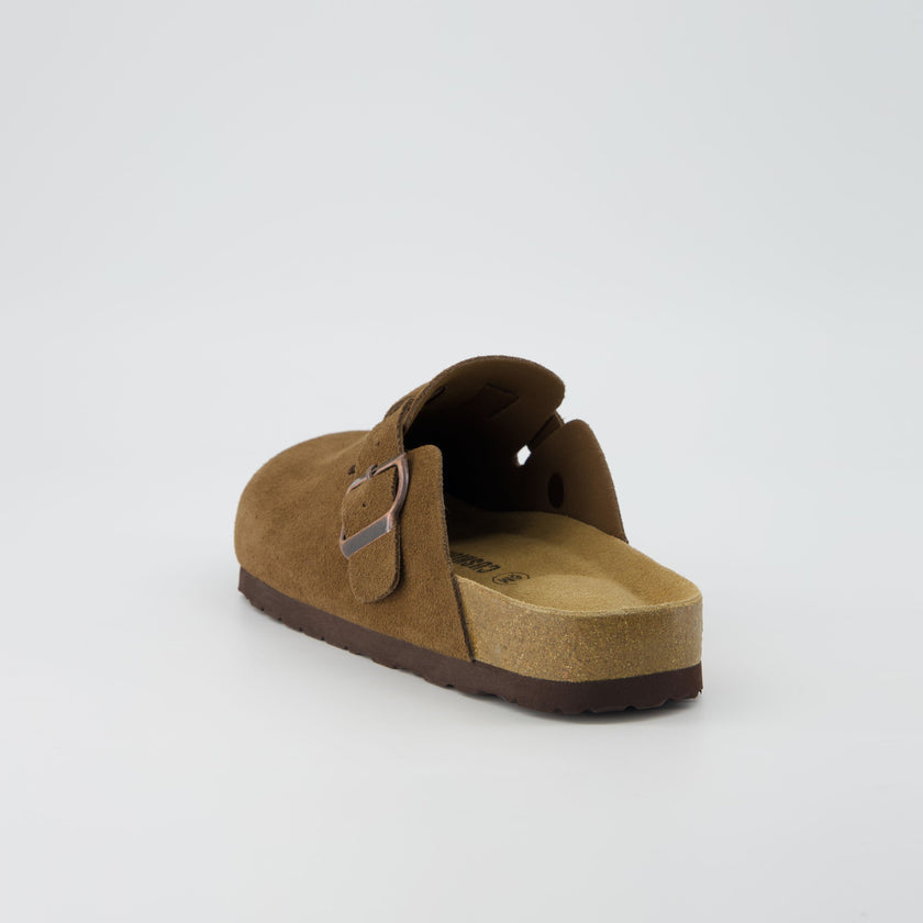 Leather Clogs for Women, Backless Slip-On Clogs, 8 Colors, Wide Width