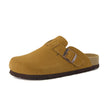 Leather Clogs for Women, Backless Slip-On Clogs, 8 Colors, Wide Width