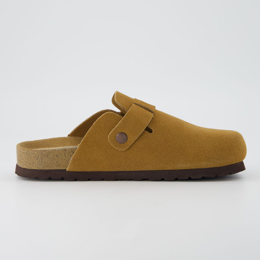 Leather Clogs for Women, Backless Slip-On Clogs, 8 Colors, Wide Width