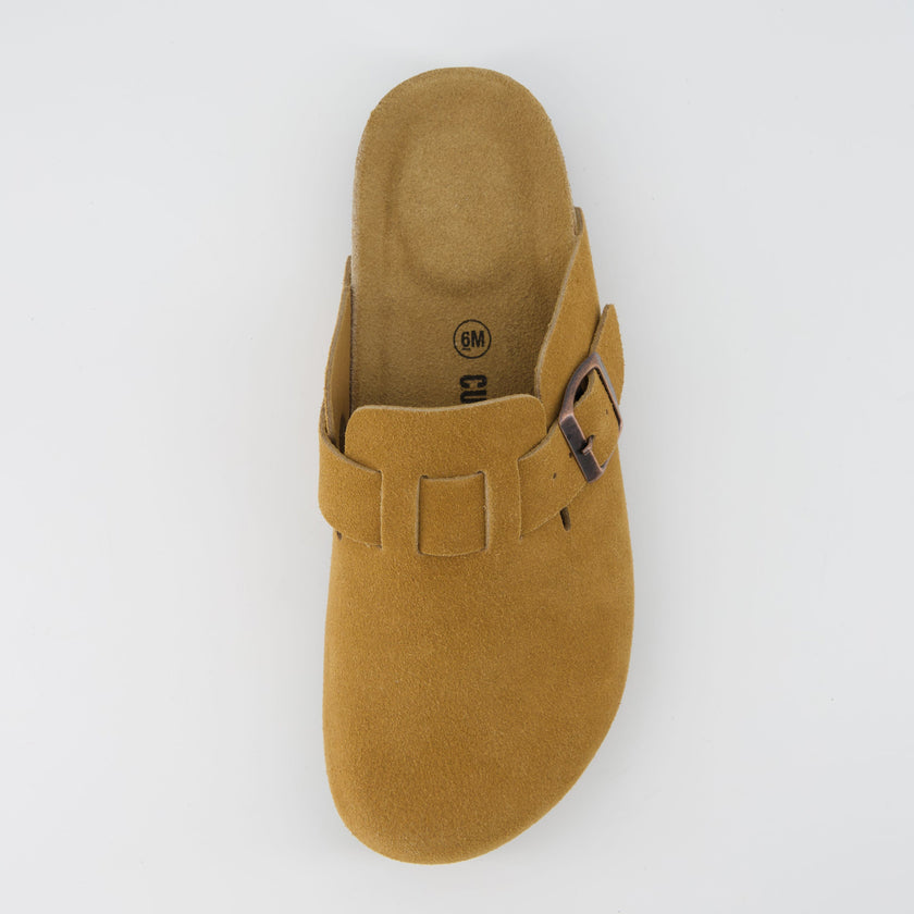 Leather Clogs for Women, Backless Slip-On Clogs, 8 Colors, Wide Width