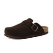 Leather Clogs for Women, Backless Slip-On Clogs, 8 Colors, Wide Width