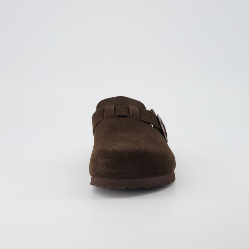 Leather Clogs for Women, Backless Slip-On Clogs, 8 Colors, Wide Width