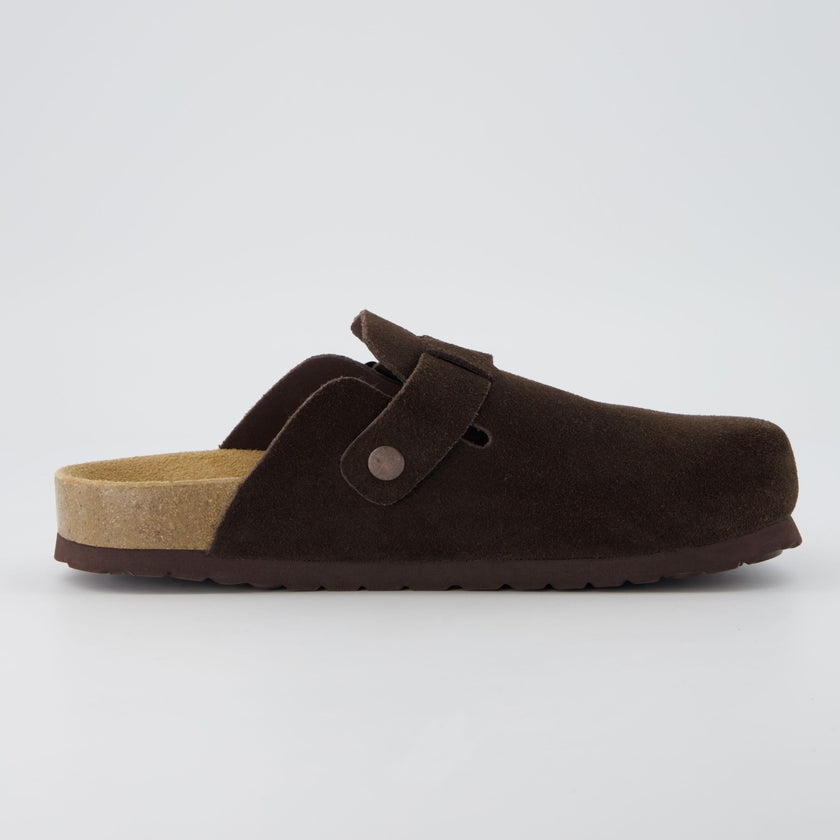 Leather Clogs for Women, Backless Slip-On Clogs, 8 Colors, Wide Width