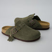 Leather Clogs for Women, Backless Slip-On Clogs, 8 Colors, Wide Width
