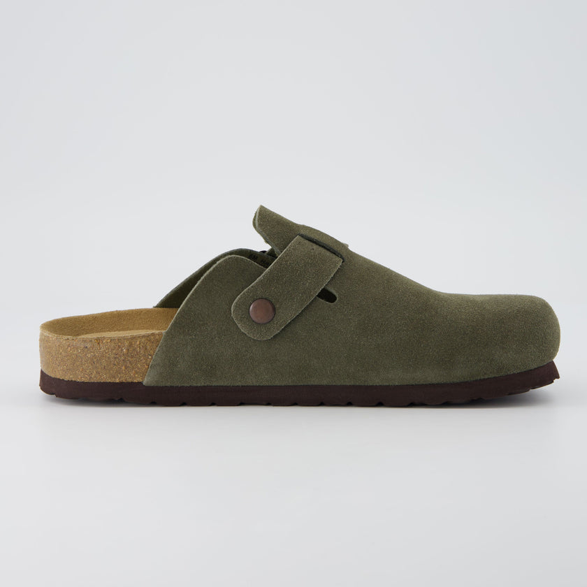 Leather Clogs for Women, Backless Slip-On Clogs, 8 Colors, Wide Width