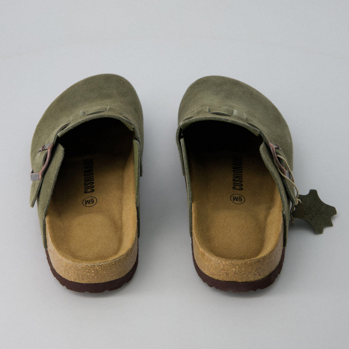 Leather Clogs for Women, Backless Slip-On Clogs, 8 Colors, Wide Width